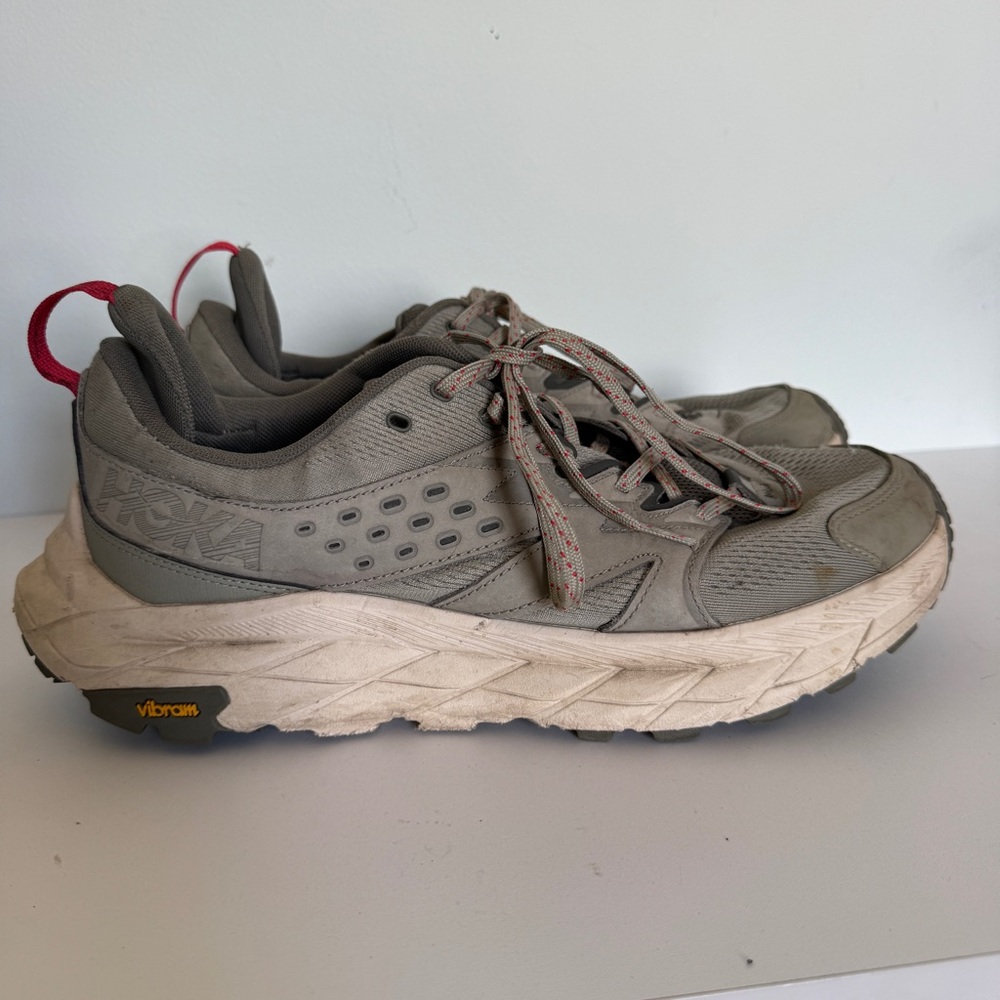 Hoka One One Men's Gray Trail Running Shoes